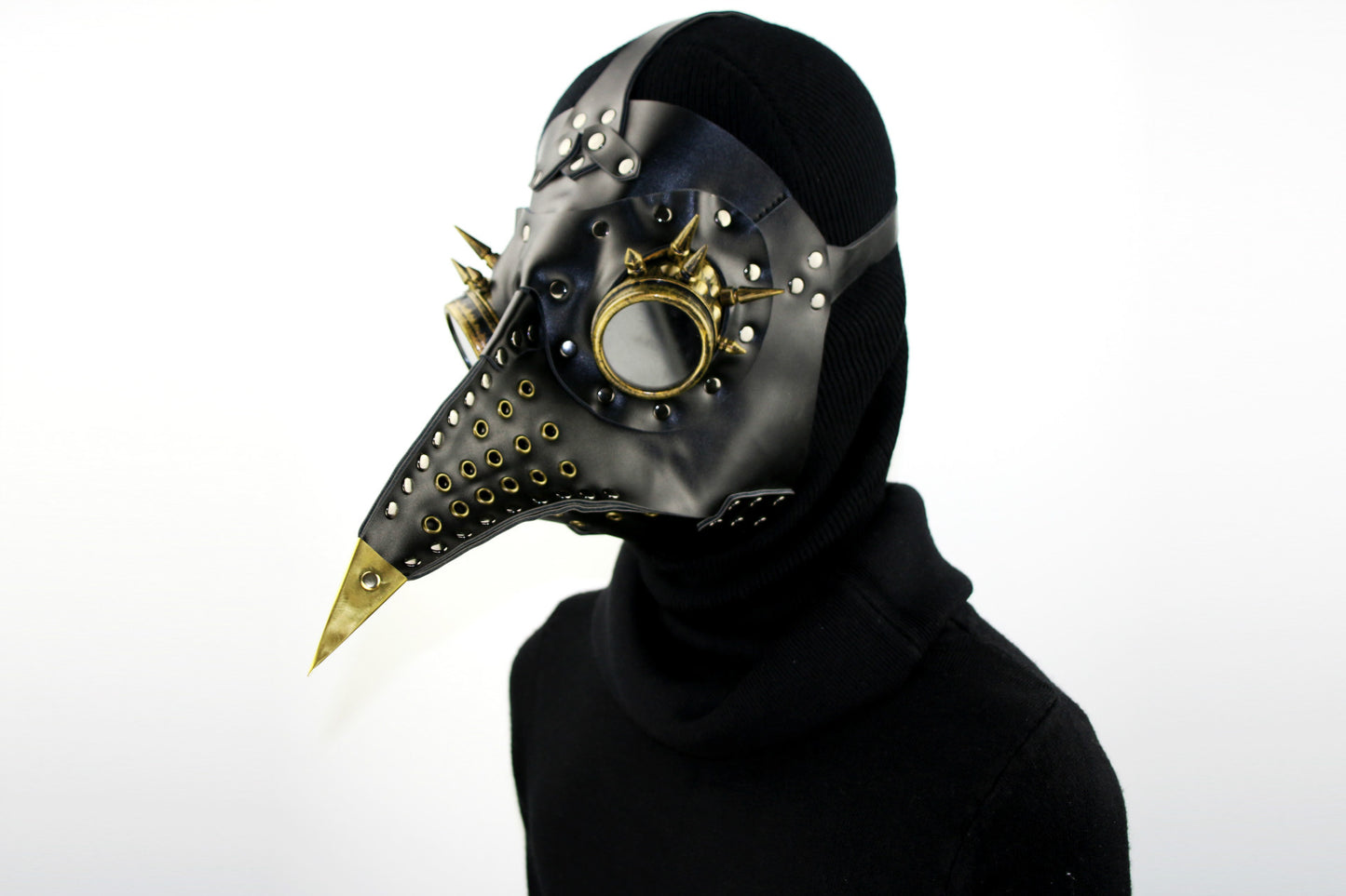 Steampunk Plague Bird Beak Mask Halloween Prom Party Headgear #HG079