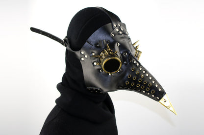 Steampunk Plague Bird Beak Mask Halloween Prom Party Headgear #HG079