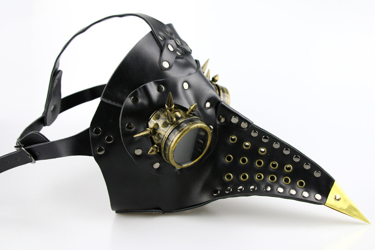 Steampunk Plague Bird Beak Mask Halloween Prom Party Headgear #HG079