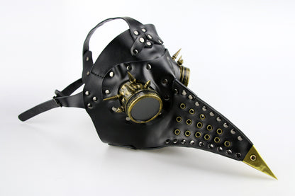 Steampunk Plague Bird Beak Mask Halloween Prom Party Headgear #HG079