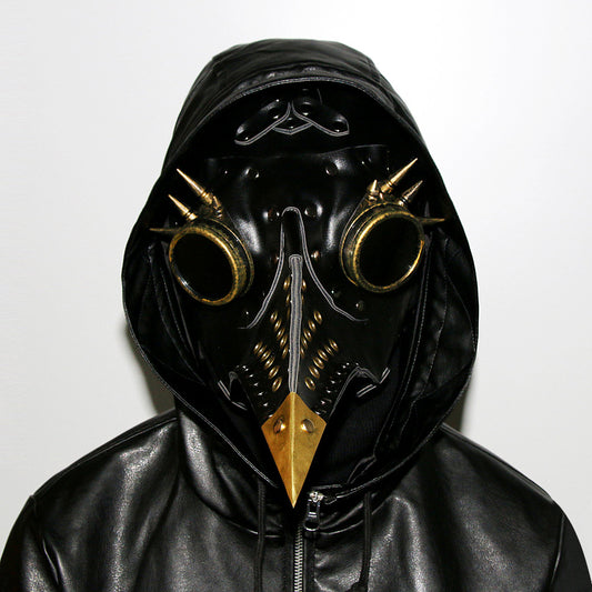 Steampunk Plague Bird Beak Mask Halloween Prom Party Headgear #HG079