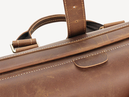 TOP GRAIN LEATHER BRIEFCASE BAG #3133