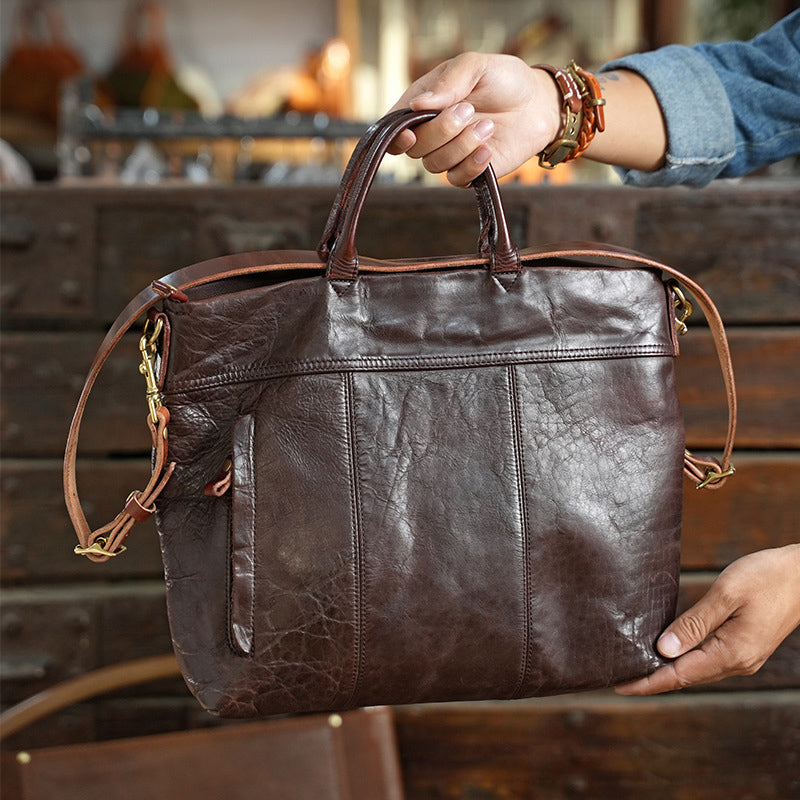 VOYAGER SHOPPER TOTE/ horsehide BRIEFCASES No.31008