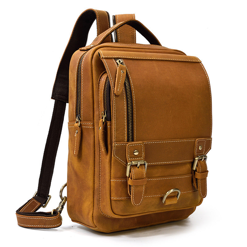 Alfred Leather Satchel Backpack No.1038