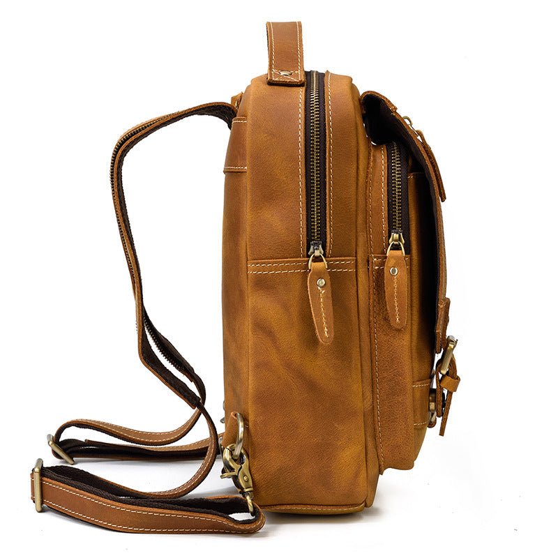 Alfred Leather Satchel Backpack No.1038