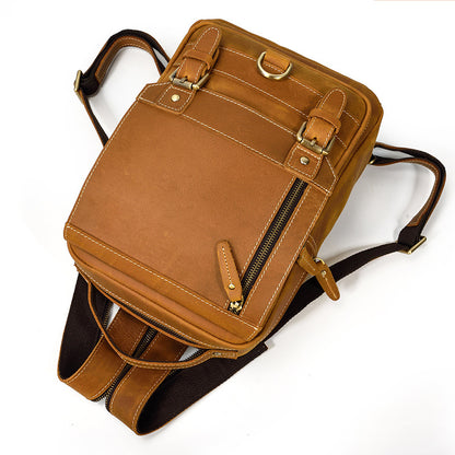 Alfred Leather Satchel Backpack No.1038