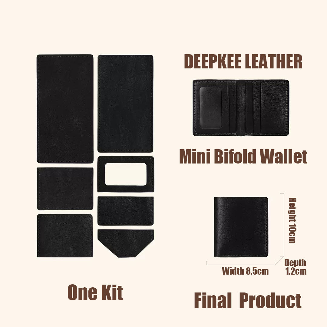 DIY Leather Wallet - Handmade Material Kit No.DC005