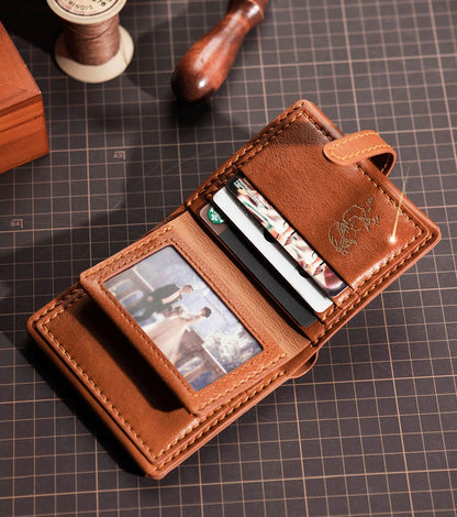 DIY Leather Wallet - Handmade Material Kit No.DC005