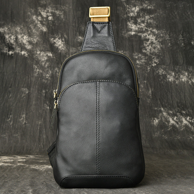 Leather Fitted Sling Bag No.3393