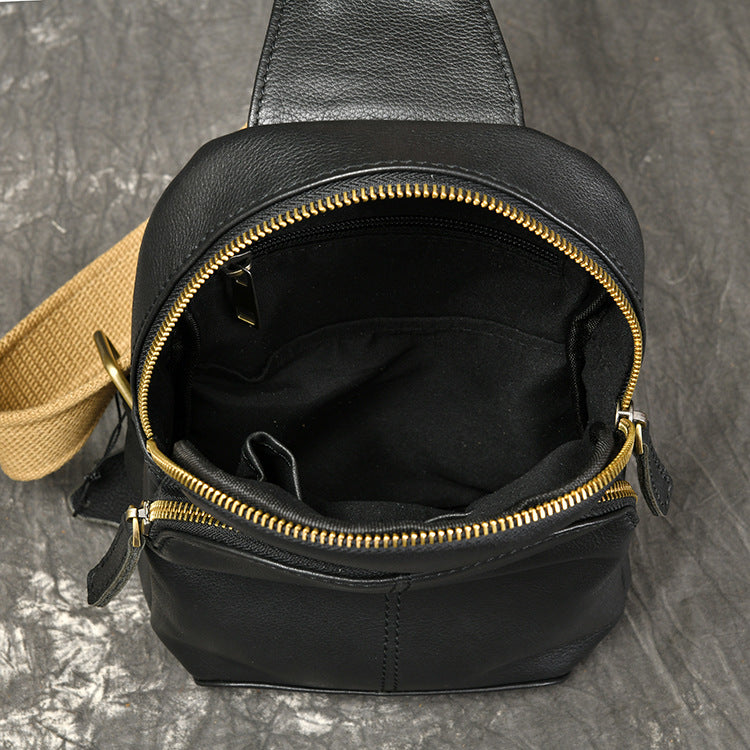 Leather Fitted Sling Bag No.3393