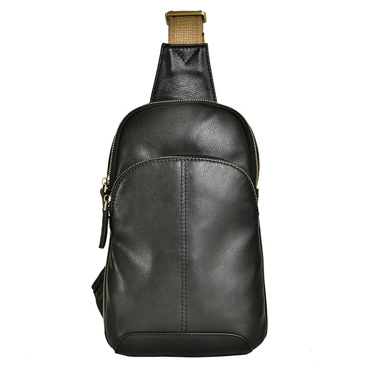 Leather Fitted Sling Bag No.3393