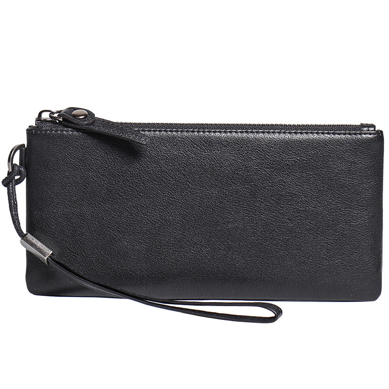 DEEPKEE HANDMADE | Soft & Thin Leather,  Long Phone Purse Holder Wallet No.L029