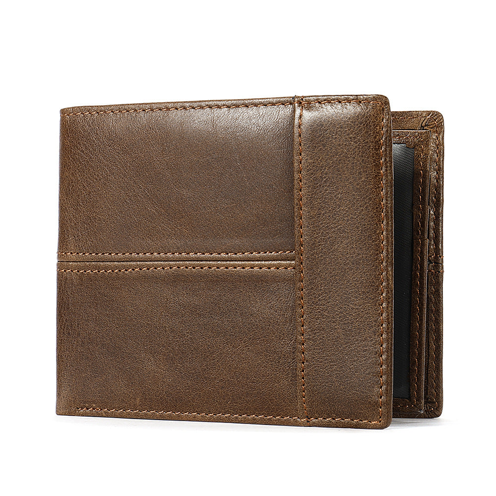 DEEPKEE LEATHER | BIFOLD COMPACT WALLET NO.8064