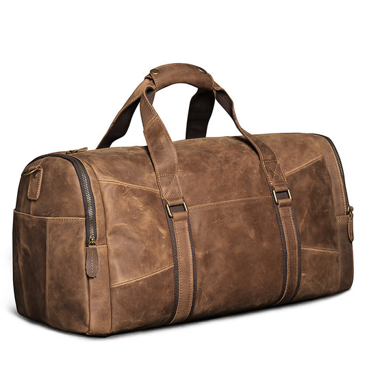 This is a picture about DEEPKEE LEATHER | Craig Retro Luggage Bag No.1219_2