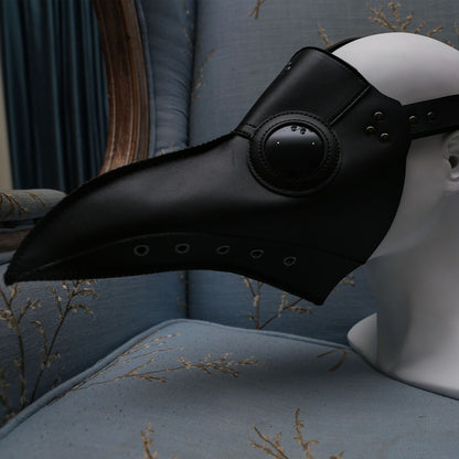 Deepkee Leather Plague Doctor Basis Mask #HG065