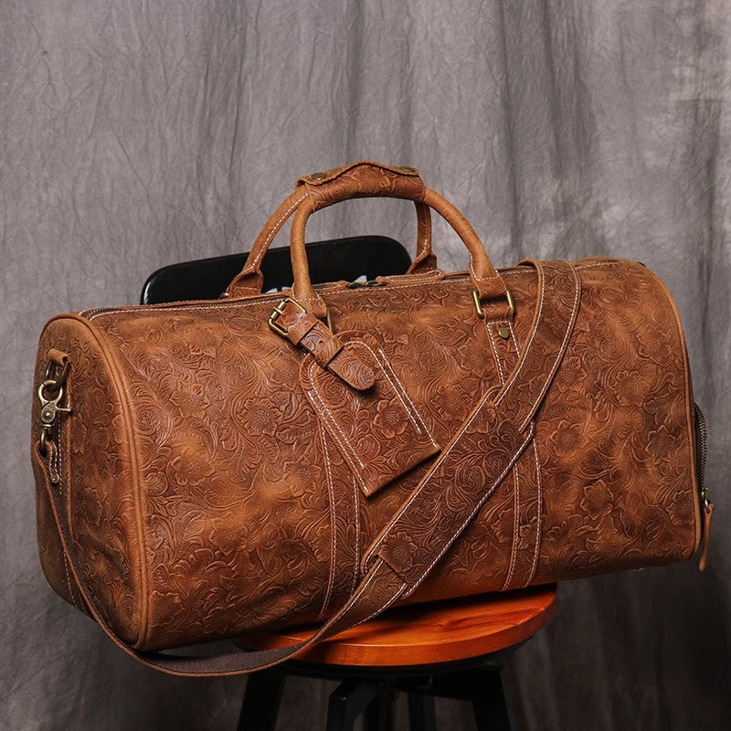 DEEPKEE LEATHER | Sheridan Style Duffle Bag No.30009-5