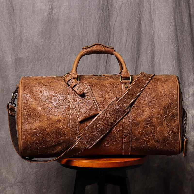 DEEPKEE LEATHER | Sheridan Style Duffle Bag No.30009-5