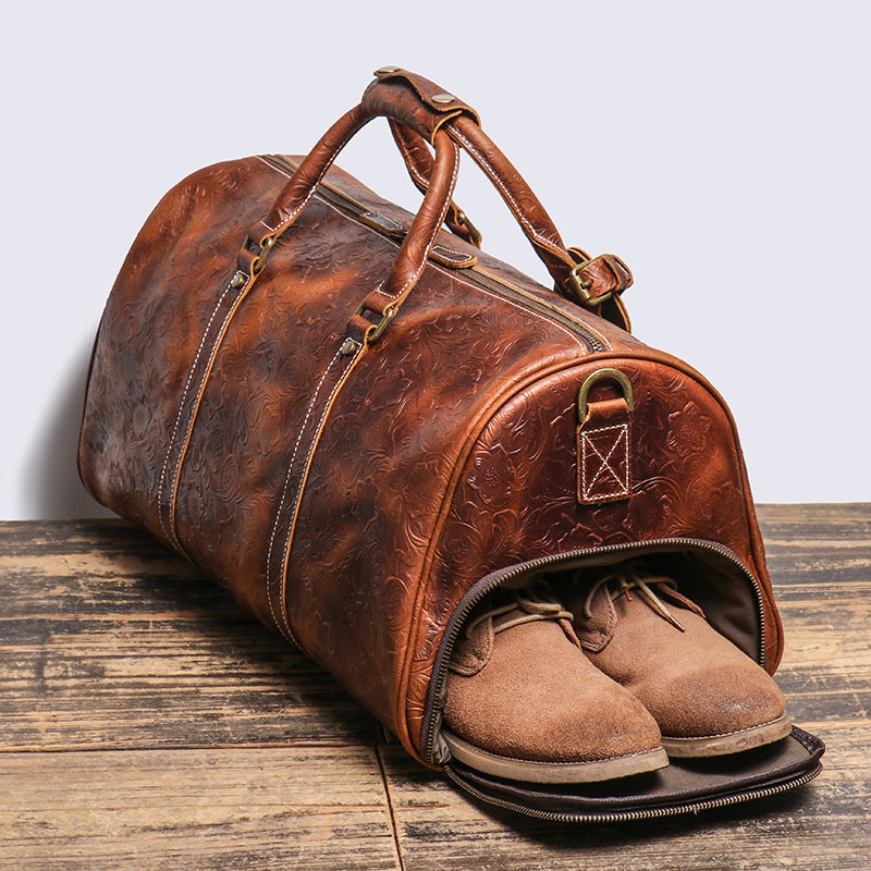 DEEPKEE LEATHER | Sheridan Style Duffle Bag No.30009-5