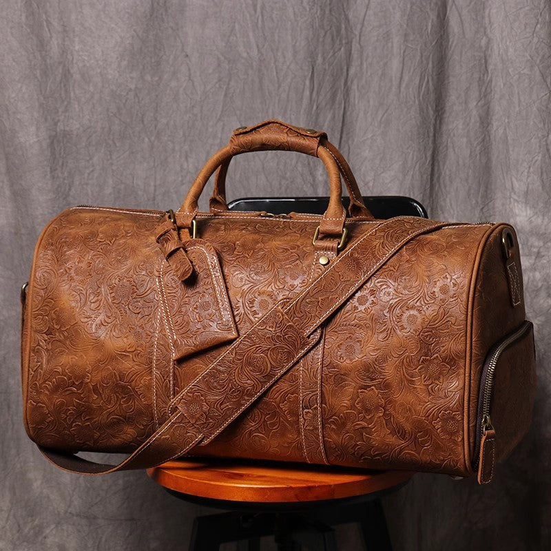 DEEPKEE LEATHER | Sheridan Style Duffle Bag No.30009-5