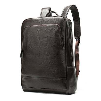 Brush Off Vegetable Tanned Full-grain Leather Backpack #8110