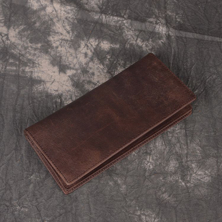 DEEPKEEE HANDMADE | Crazy Horse Leather Suit Wallet No.L196_1