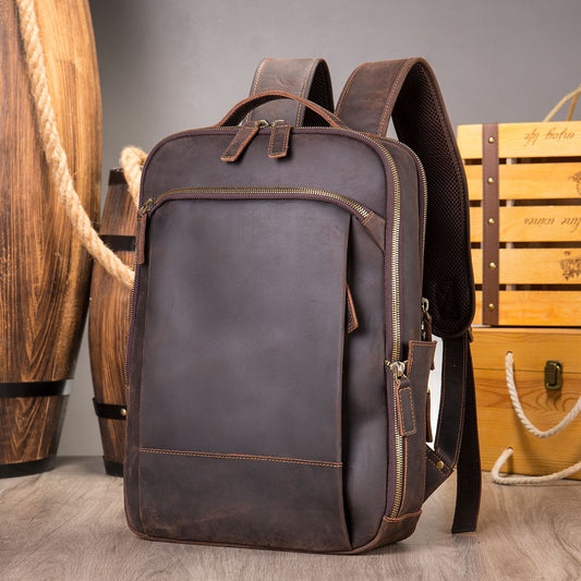 Bartholomew Cowhide Backpack No5008