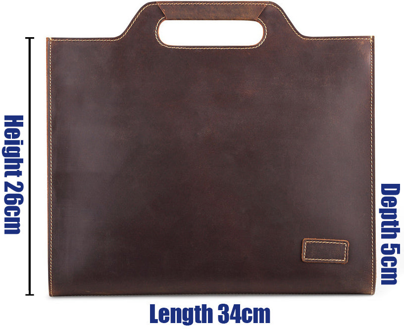 Slim Briefcase DEEPKEE LEATHER 2 Folio No.SF046