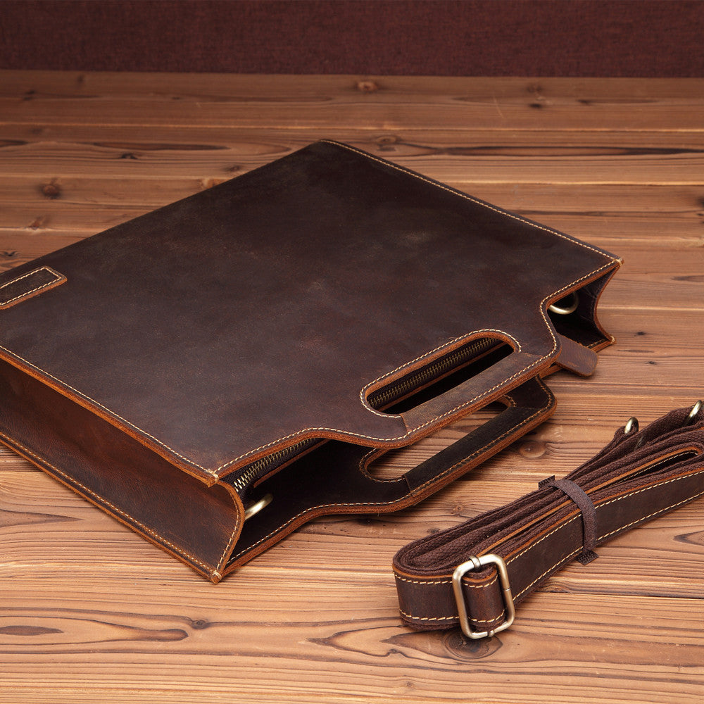 Slim Briefcase DEEPKEE LEATHER 2 Folio No.SF046