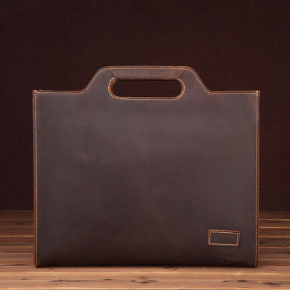 Slim Briefcase DEEPKEE LEATHER 2 Folio No.SF046