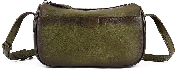 Unisex Leather Boston Bag No.9096