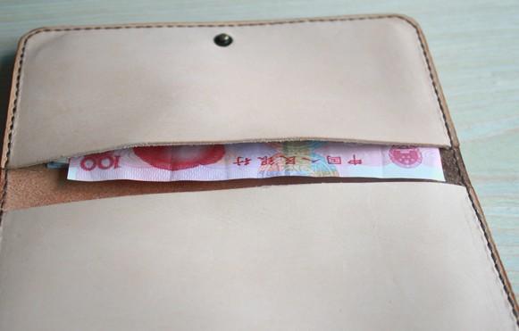 Handmade Leather Vintage Tooled Floral Mens Long Wallets Cool Long Wallet for Men