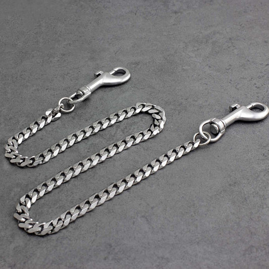 Cool Silver Mens Long Biker Wallet Chain Pants Chain STAINLESS STEEL Jeans Chain Jean Chain For Men