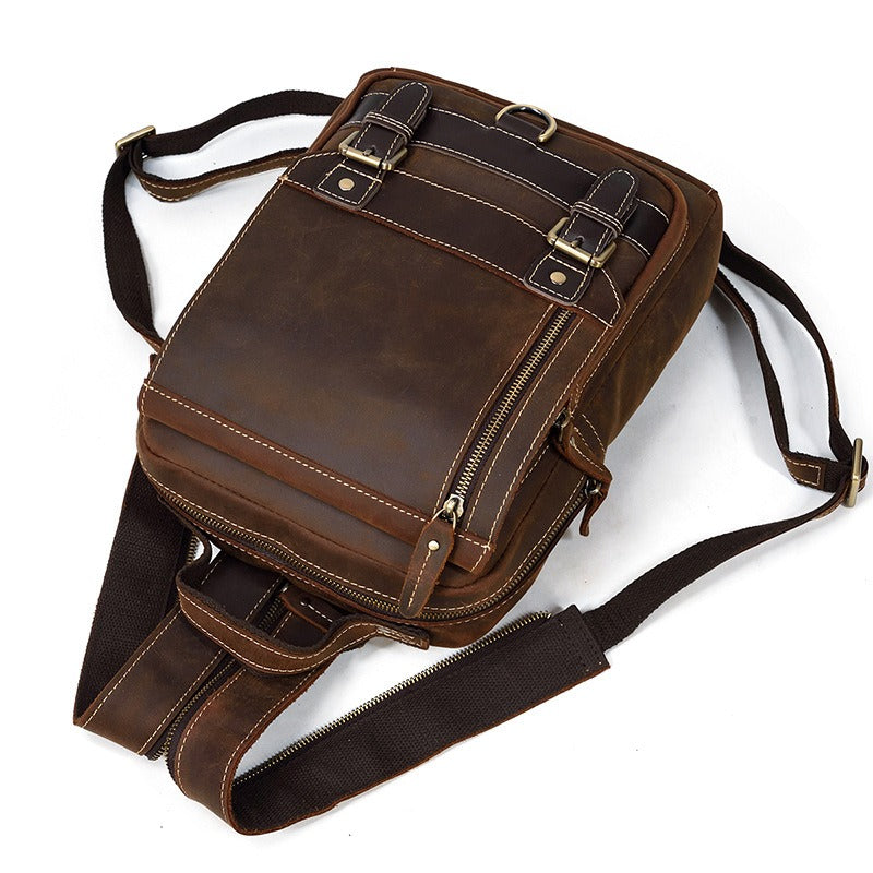 Alfred Leather Satchel Backpack No.1038