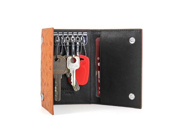 Leather Mens Key Wallet Car Keys Holder Cool Car Keys Case for Men