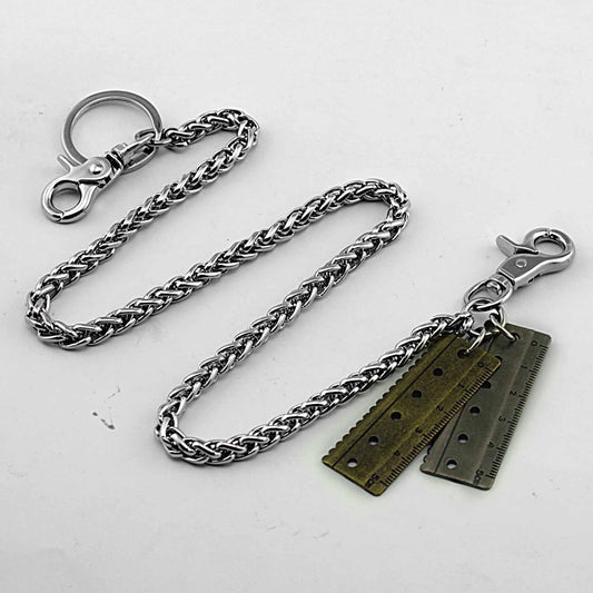 Cool Ruler Key chain Long Wallet Chain Pants Chain Jeans Chain Jean Chains Wallet Chain For Men