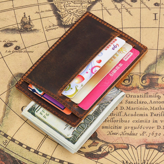 Mens Card Holder Wallet Slim Front Pocket Wallet Thin Card Wallet Card Holders For Men