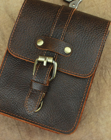 Cool Leather Cell Phone HOLSTER Belt Pouches for Men Waist Bag BELT BAG For Men