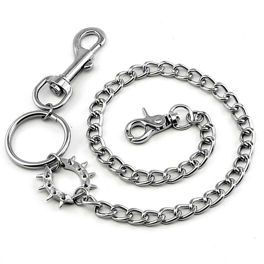 Badass Silver Punk Mens Wallet Chain Pants Chain Long Biker Wallet CHain For Men