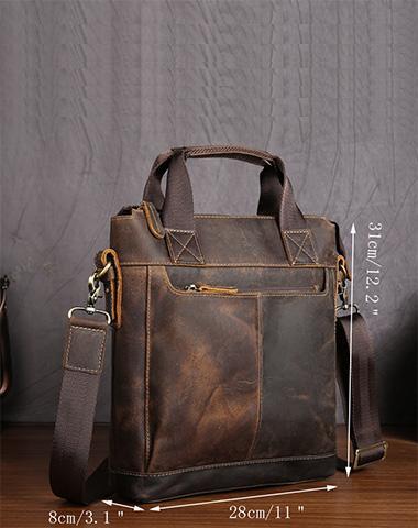 Vintage Leather Mens Briefcase Work Briefcases Business Briefcases Laptop Briefcases For Men