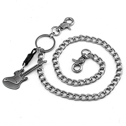 Cool Silver Punk Mens Wallet Chain Rock Biker Wallet Chain Pants Chain For Men