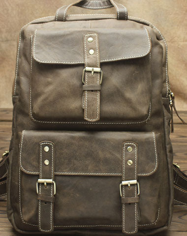 Vintage Mens Backpacks Laptop Backpack Travel Backpack Bags for Men