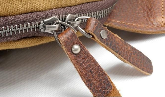 Cool Waxed Canvas Mens One Shoulder Pack Sling Bag Chest Bag for men