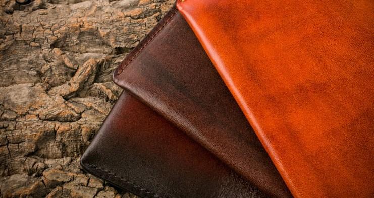 Handmade Leather Mens Clutch Wallet Cool Leather Wallet Long Phone Wallets for Men