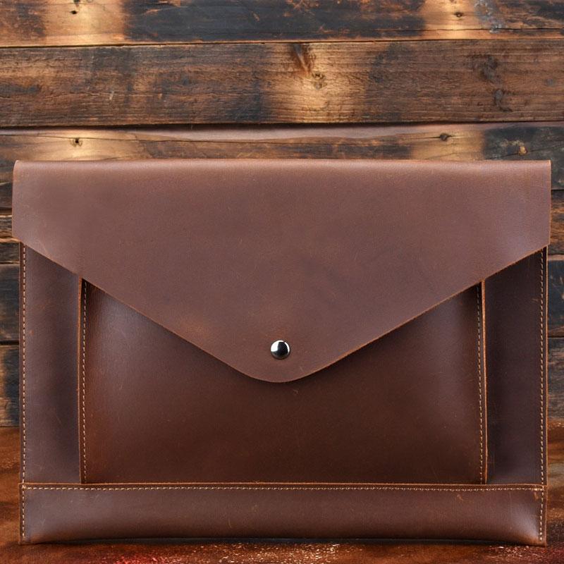 BLACK and BROWN MENS LEATHER SLIM CLUTCH PURSE BAG CLUTCH BAG FOR MEN