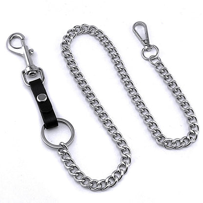 Hook Silver Punk Pants Chain Fashion Wallet Chain Biker Waist Wallet Chain For Men