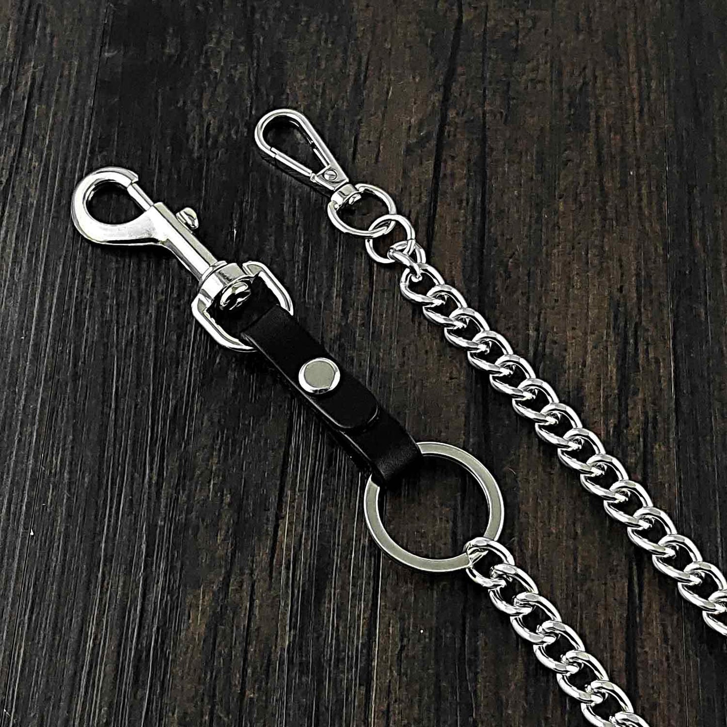 Hook Silver Punk Pants Chain Fashion Wallet Chain Biker Waist Wallet Chain For Men