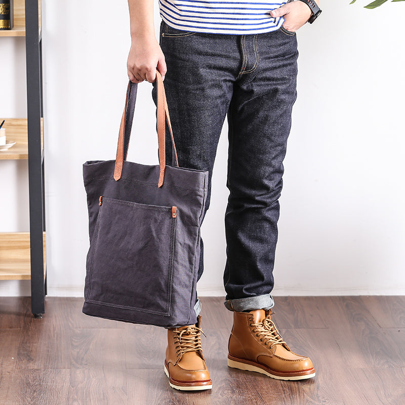 Casual Canvas Mens Womens Large Handbag Tote Bag Shoulder Bag Messenger Bag For Men