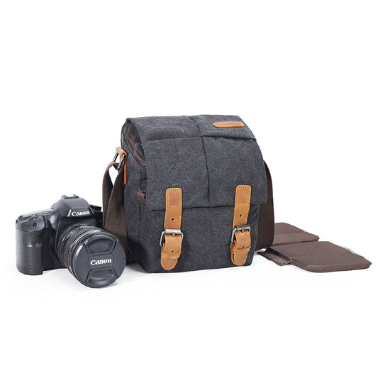 DSLR Camera Bag NIKON Camera Bag Canvas Waterproof Mens Small Side Camera Bag for Men