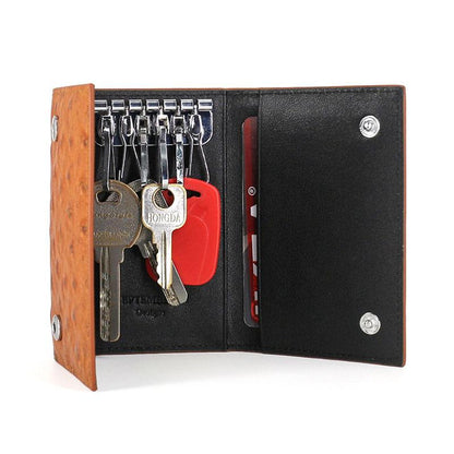 Leather Mens Key Wallet Car Keys Holder Cool Car Keys Case for Men