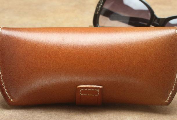 Handmade Mens Leather Glasses Case Glasses Box Glasses Holder For Men